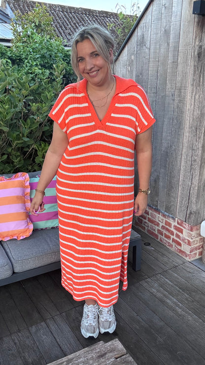 Crochet dress - Oranje