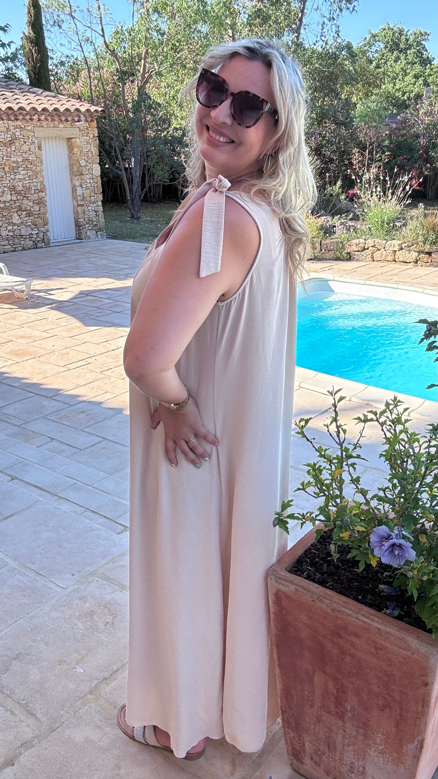 Flow dress - Crème