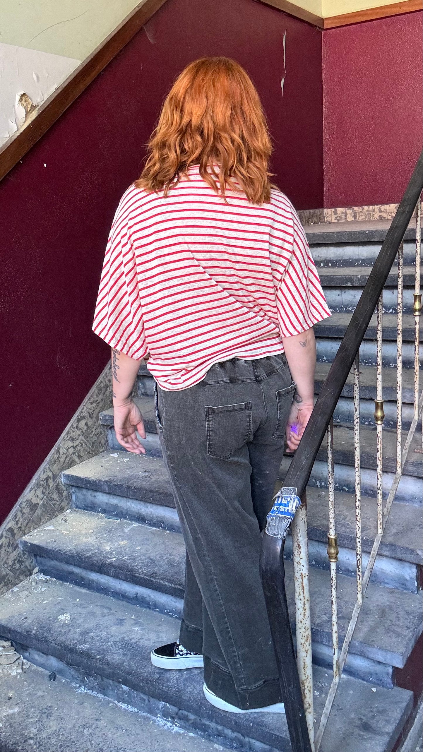 Just see me top - Rood