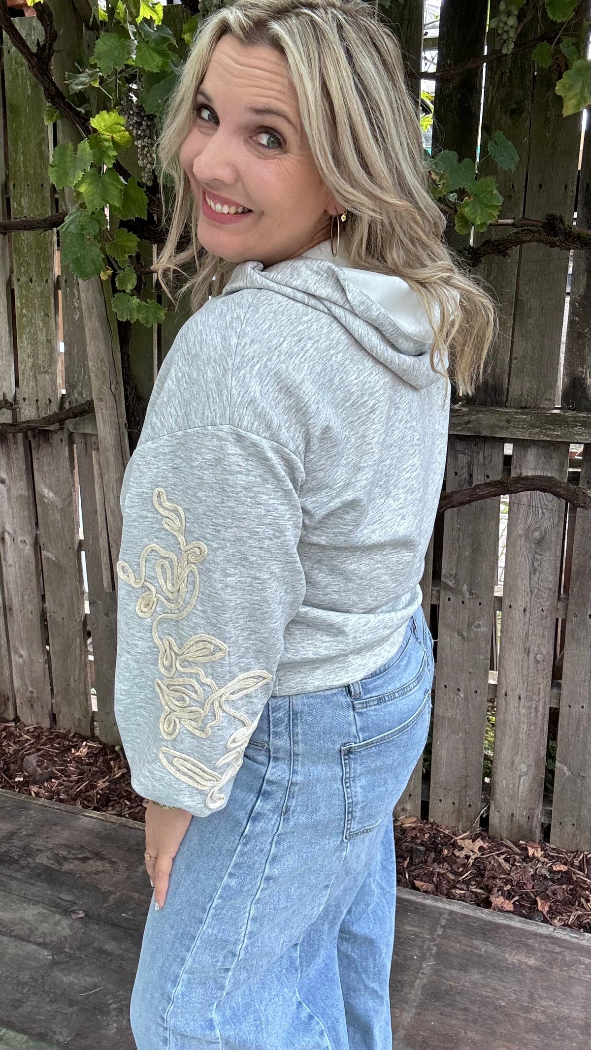 Swirl hoodie - Grijs