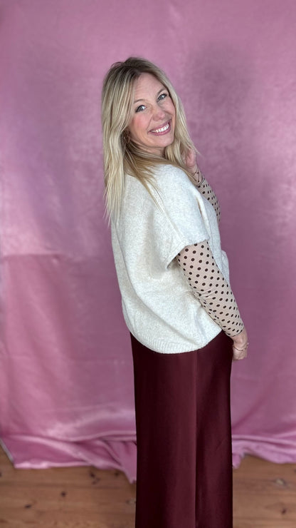 Maddie gilet - crème