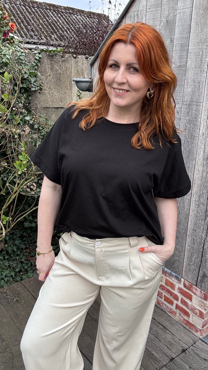 Loose Tina shirt - Zwart