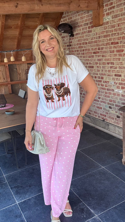 Féline broek - Roze