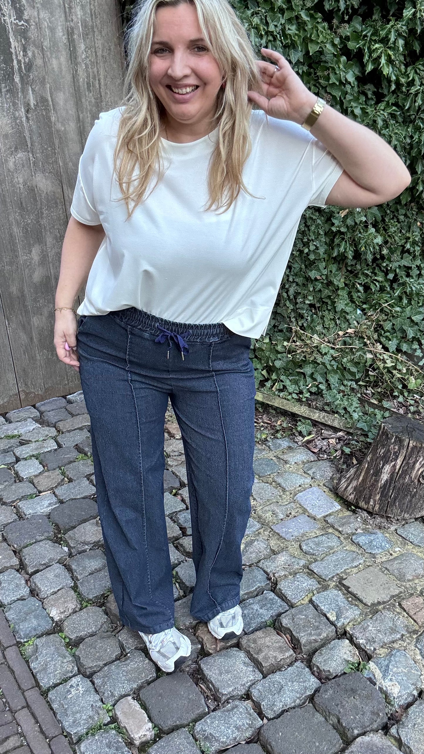 Mint move jeans - Donkerblauw
