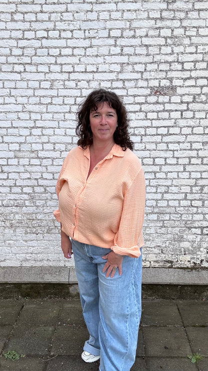 Barrel jeans - blauw