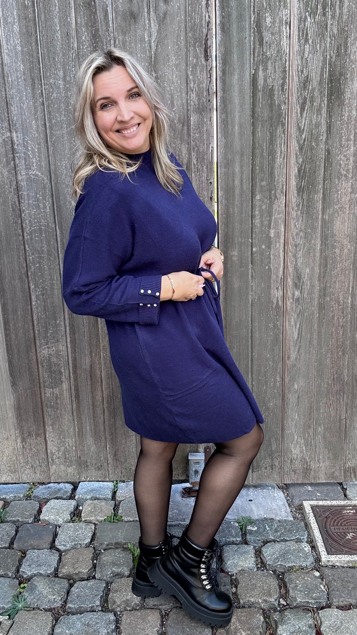 Ina jurk -Navy