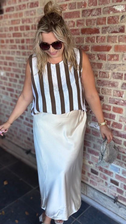 Silky muse rok - Crème