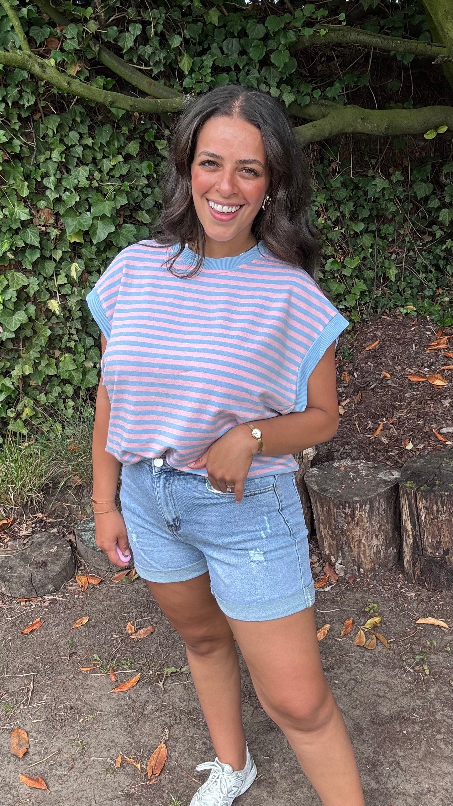 Ripped jeansshort