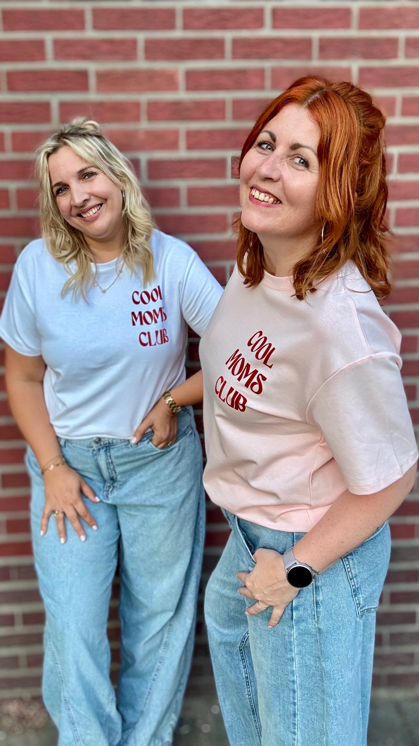 Cool moms club Shirt - Lichtroze