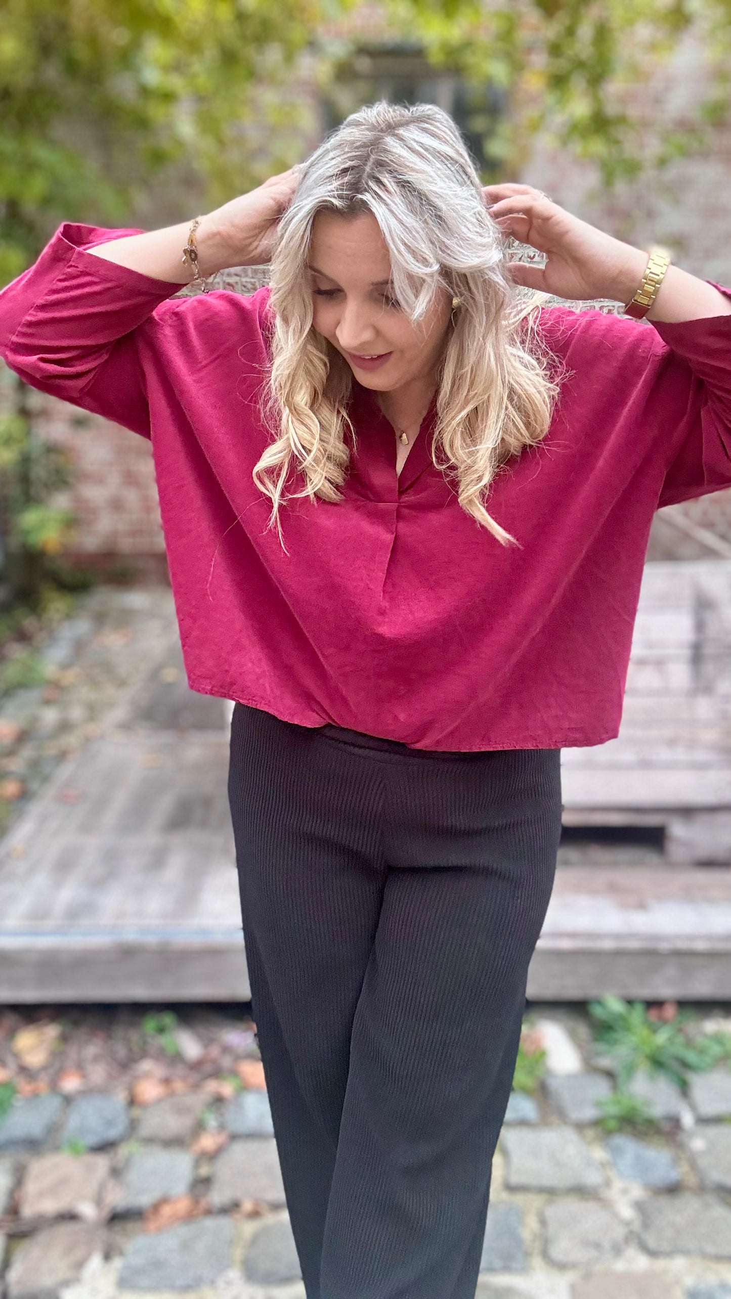 Cozy crush broek - Zwart