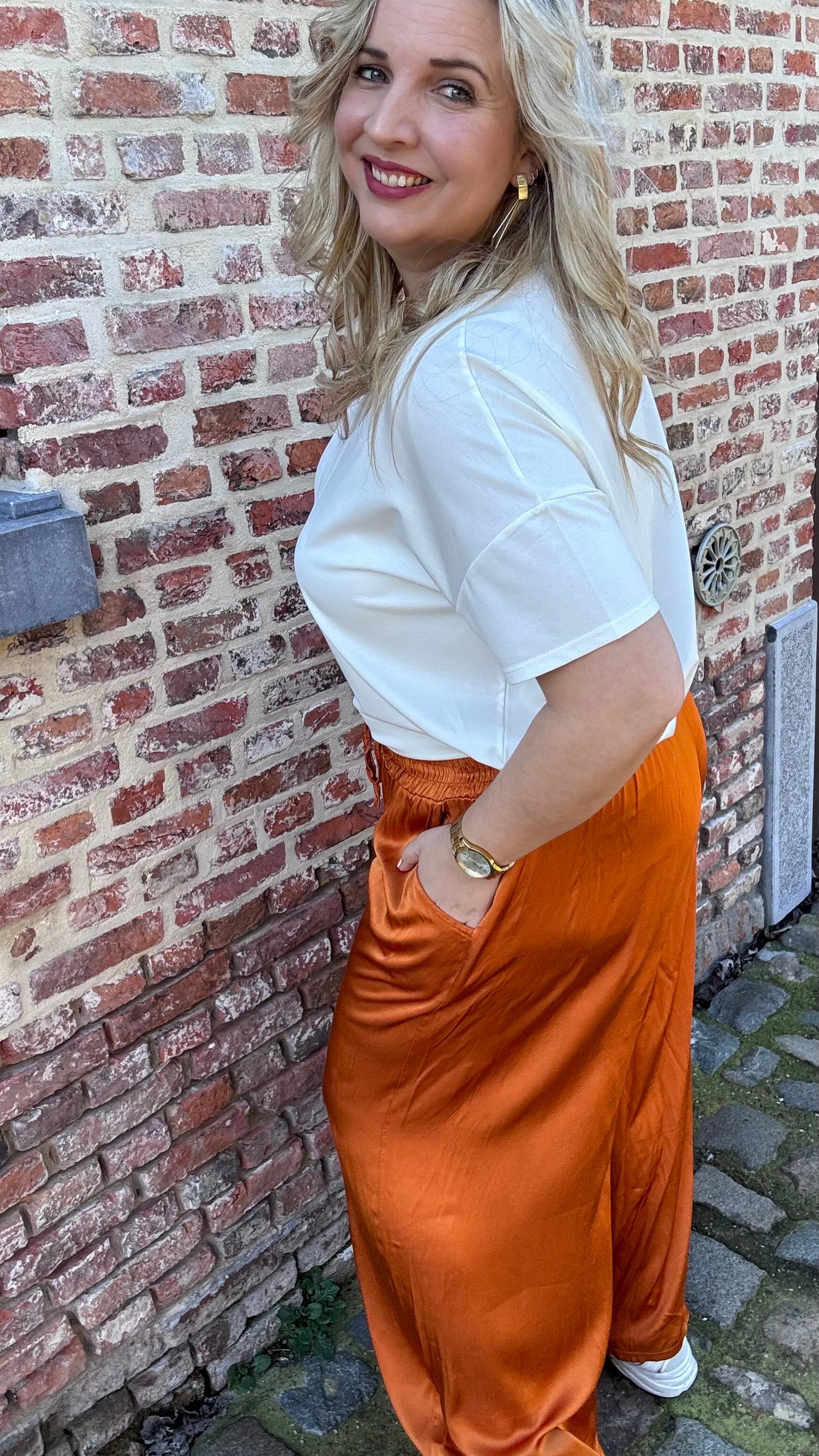 Zoë broek - Terracotta