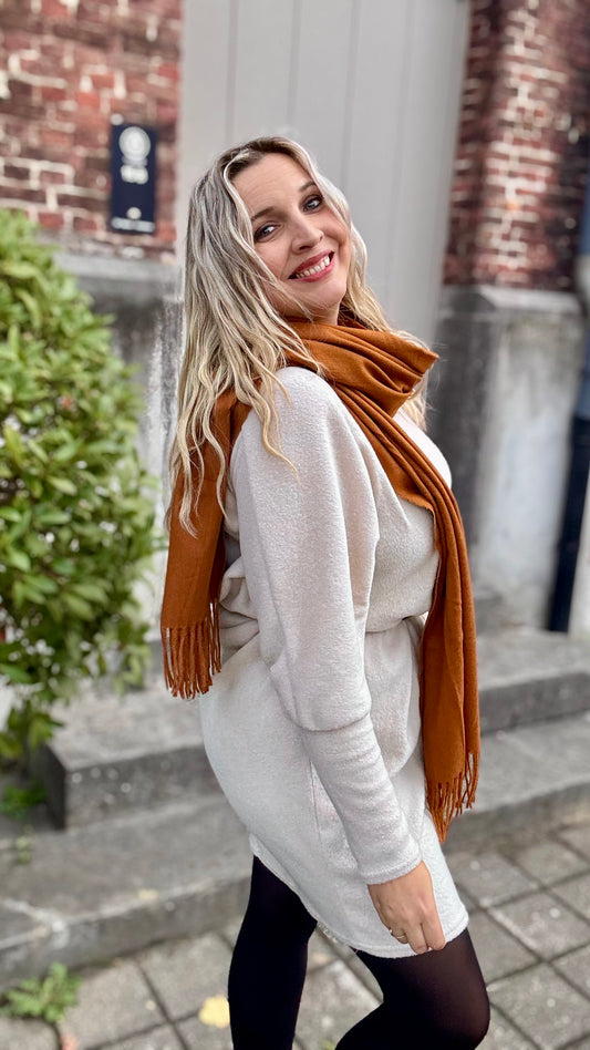 Cozy Tea sjaal - Caramel