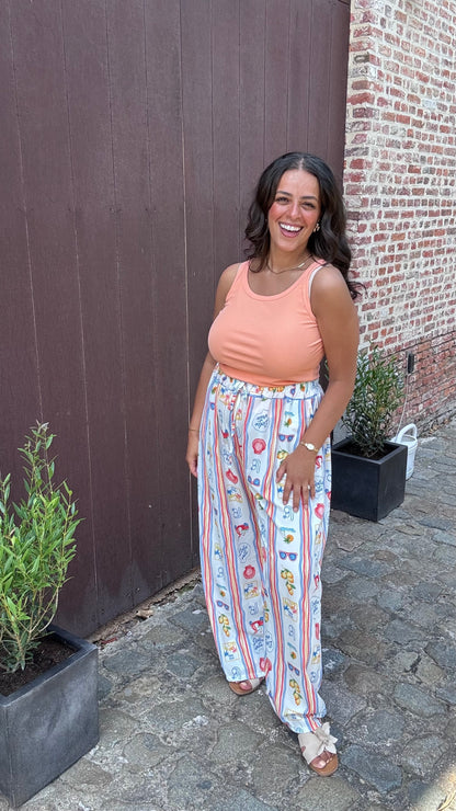 Tropical breeze broek - Wit