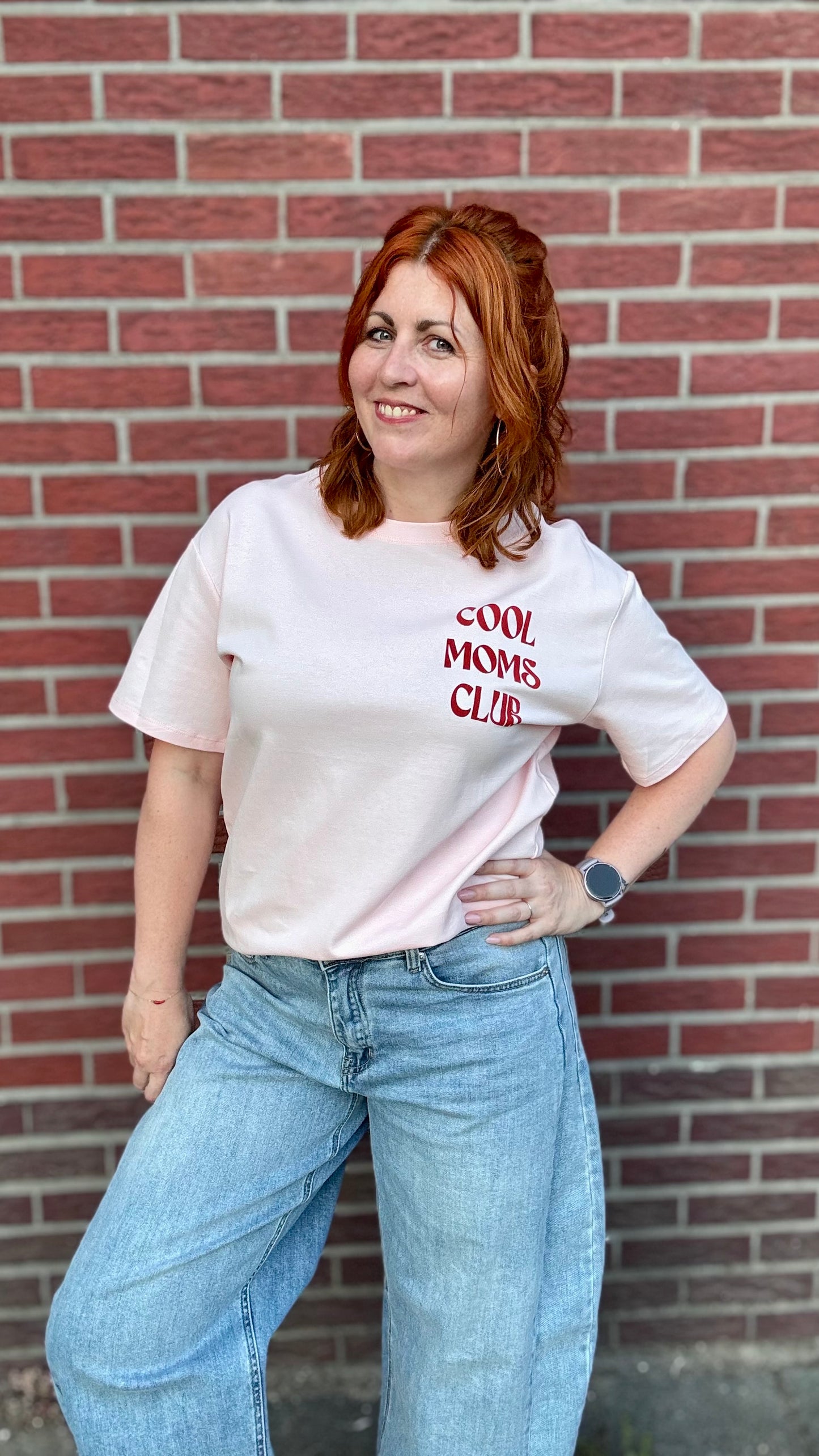 Cool moms club Shirt - Lichtroze