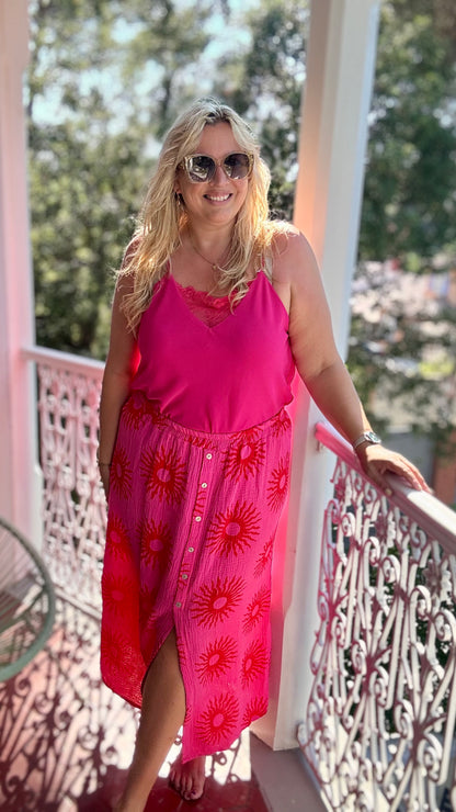 Ruth tetra rok print
