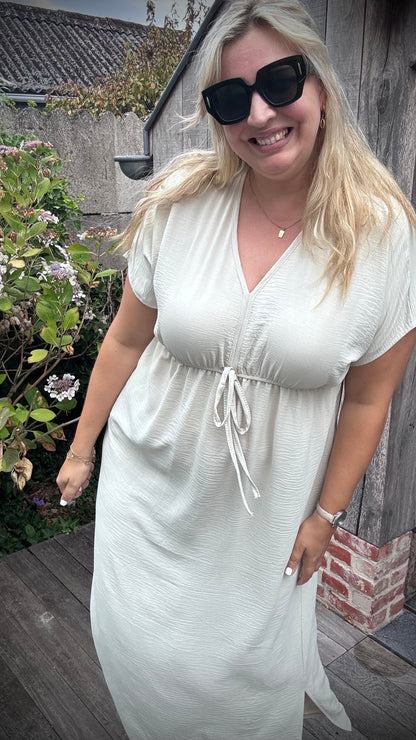 Laurie jurk beige