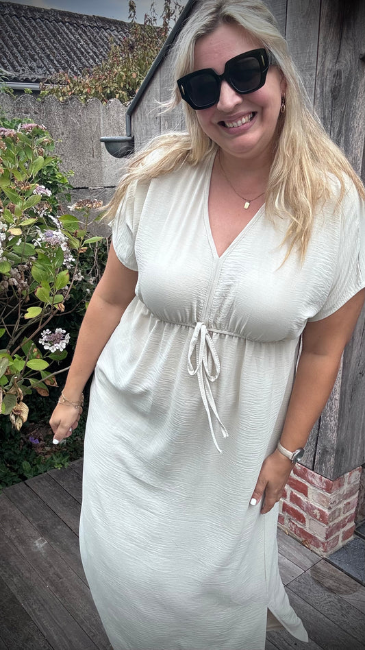 Laurie jurk beige