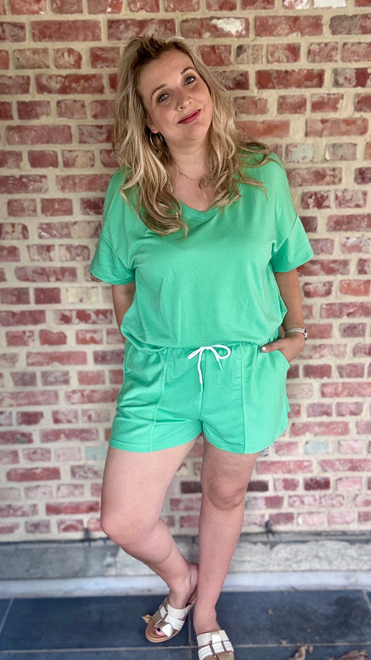 Comfy joggingset groen