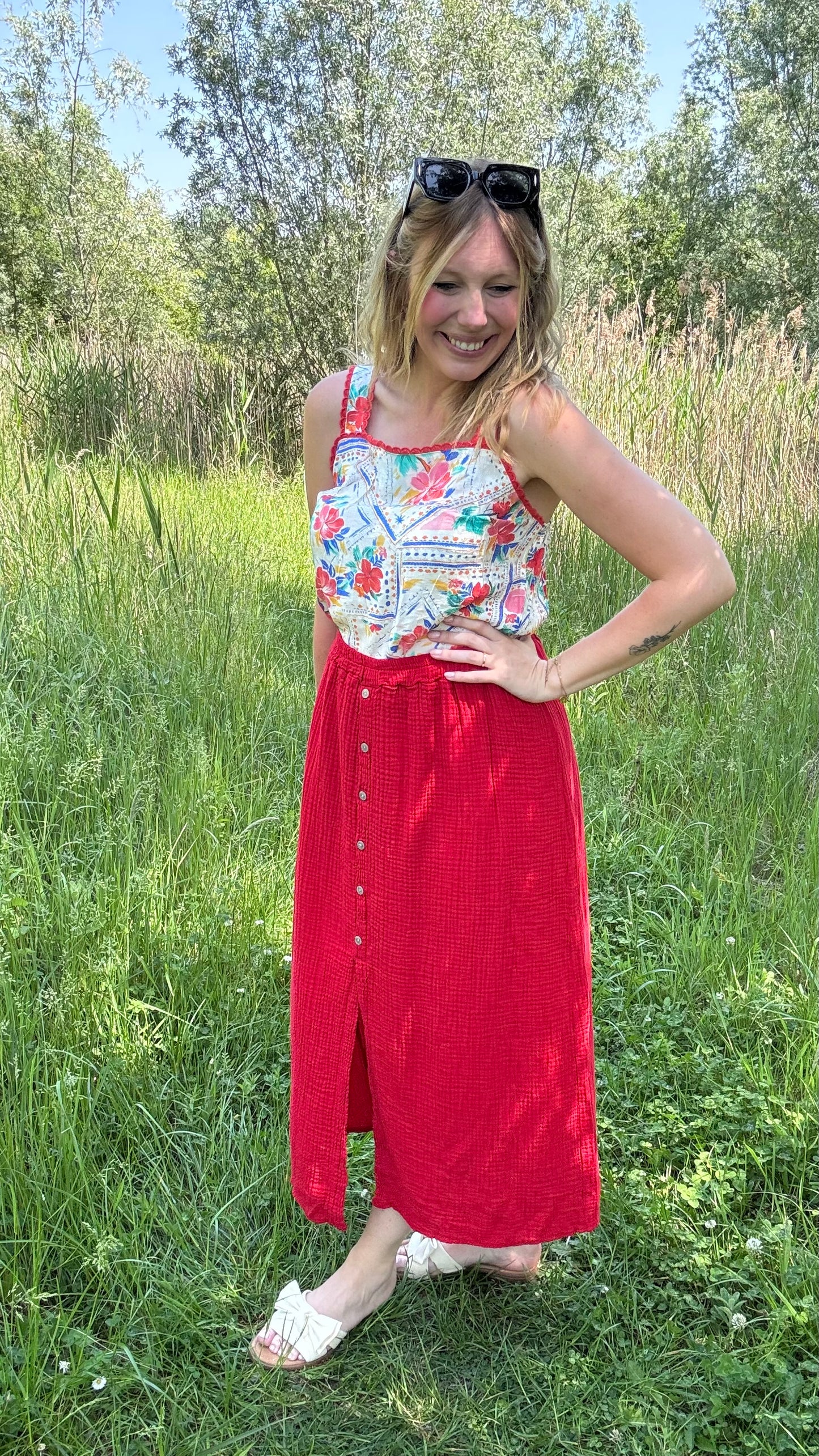 Ruth tetra rok - Rood