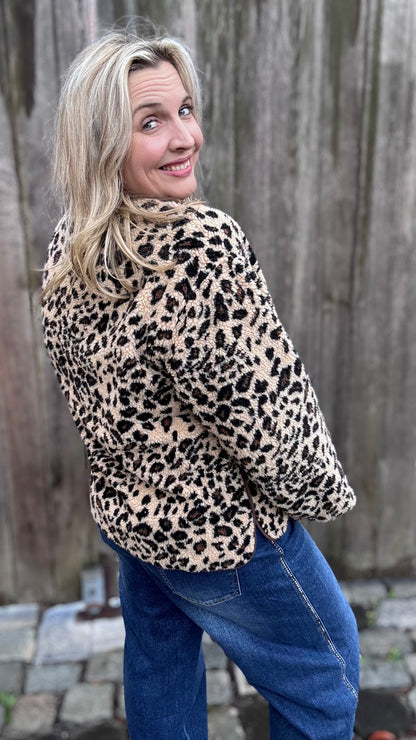 Reversible Leopard jacket