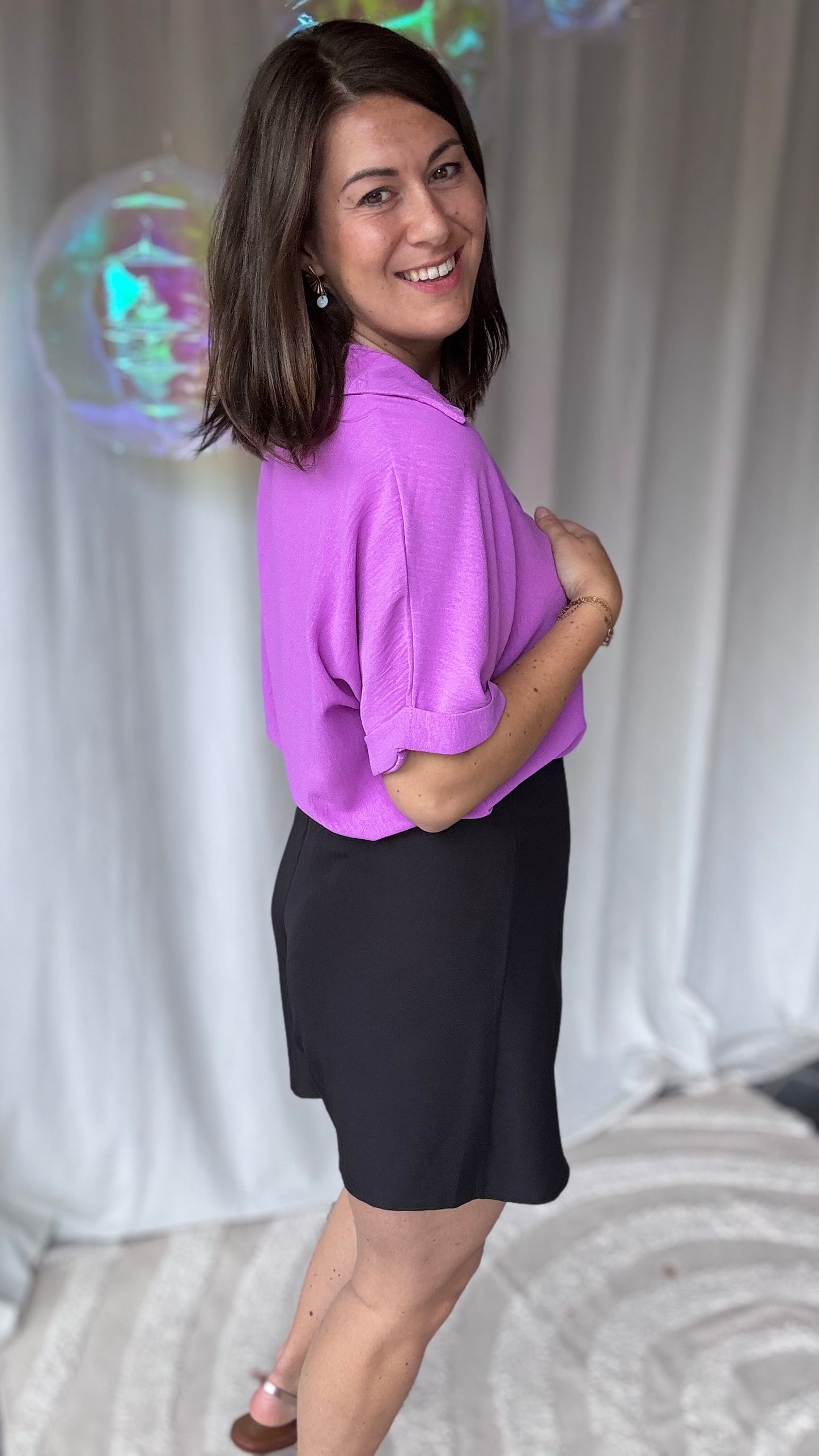 Charlie blouse paars