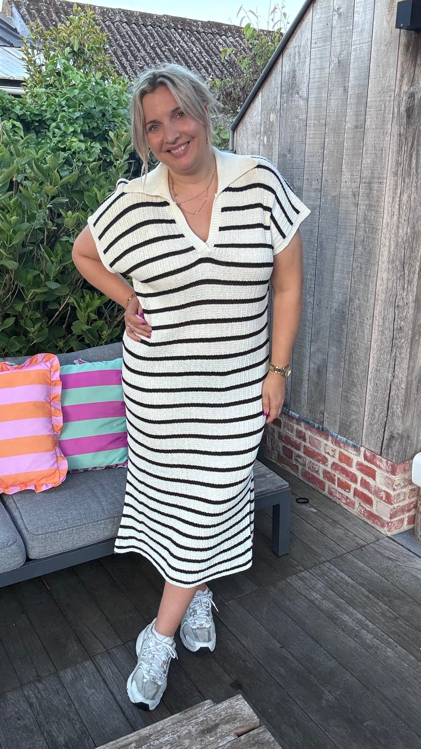 Crochet dress - Wit