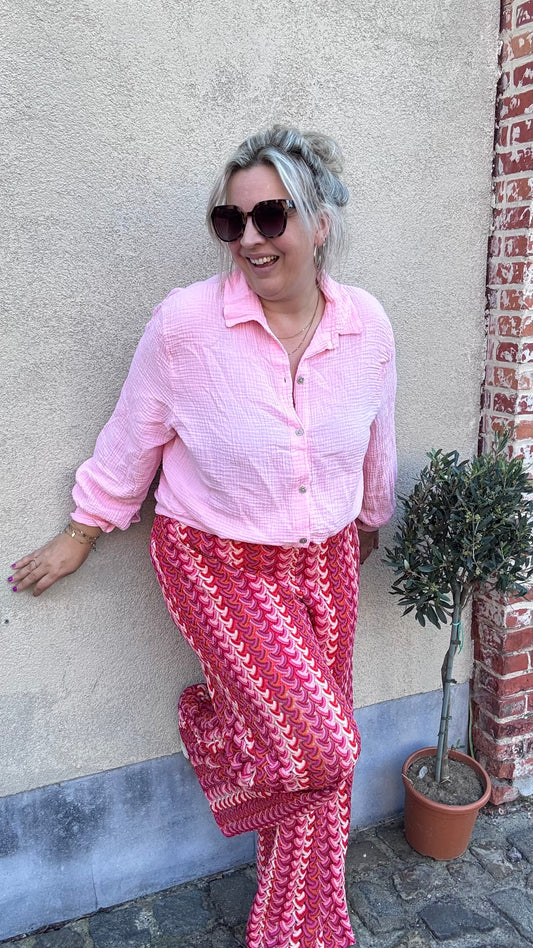 Tetra blouse - Roze