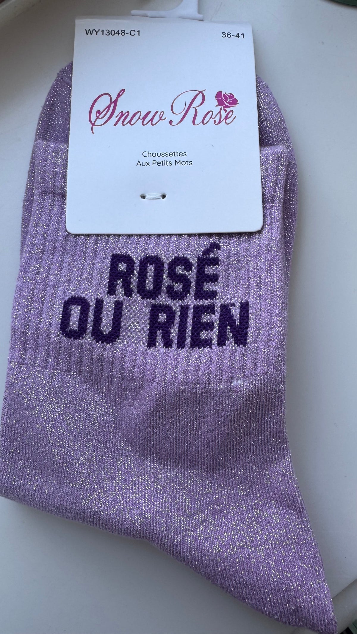 Quote sokken: Rosé ou rien