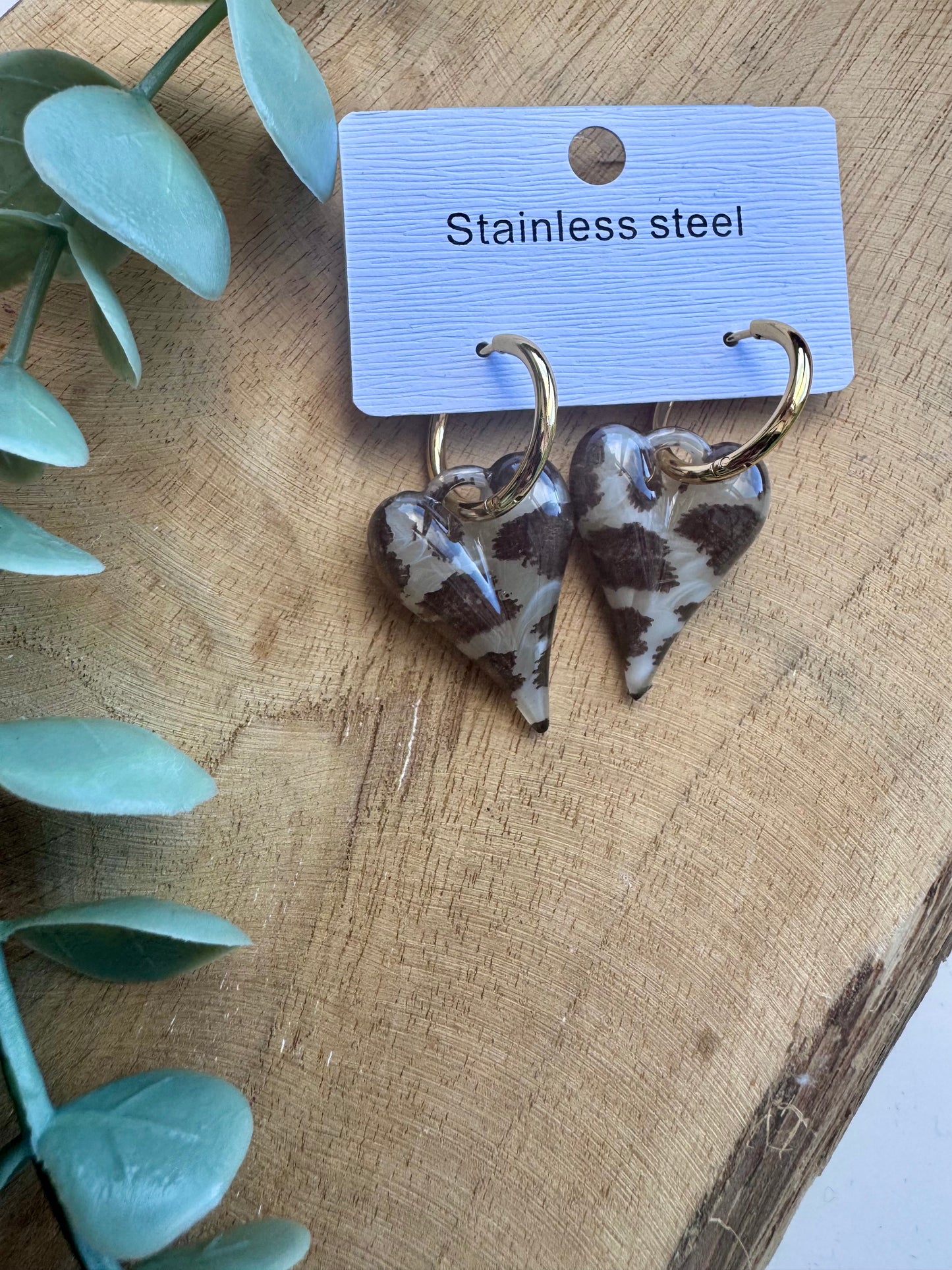 Jantine hearts oorbellen