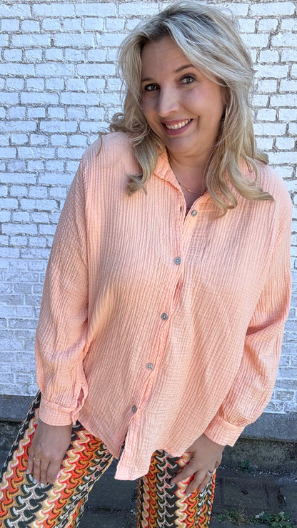 Tetra blouse - salmon
