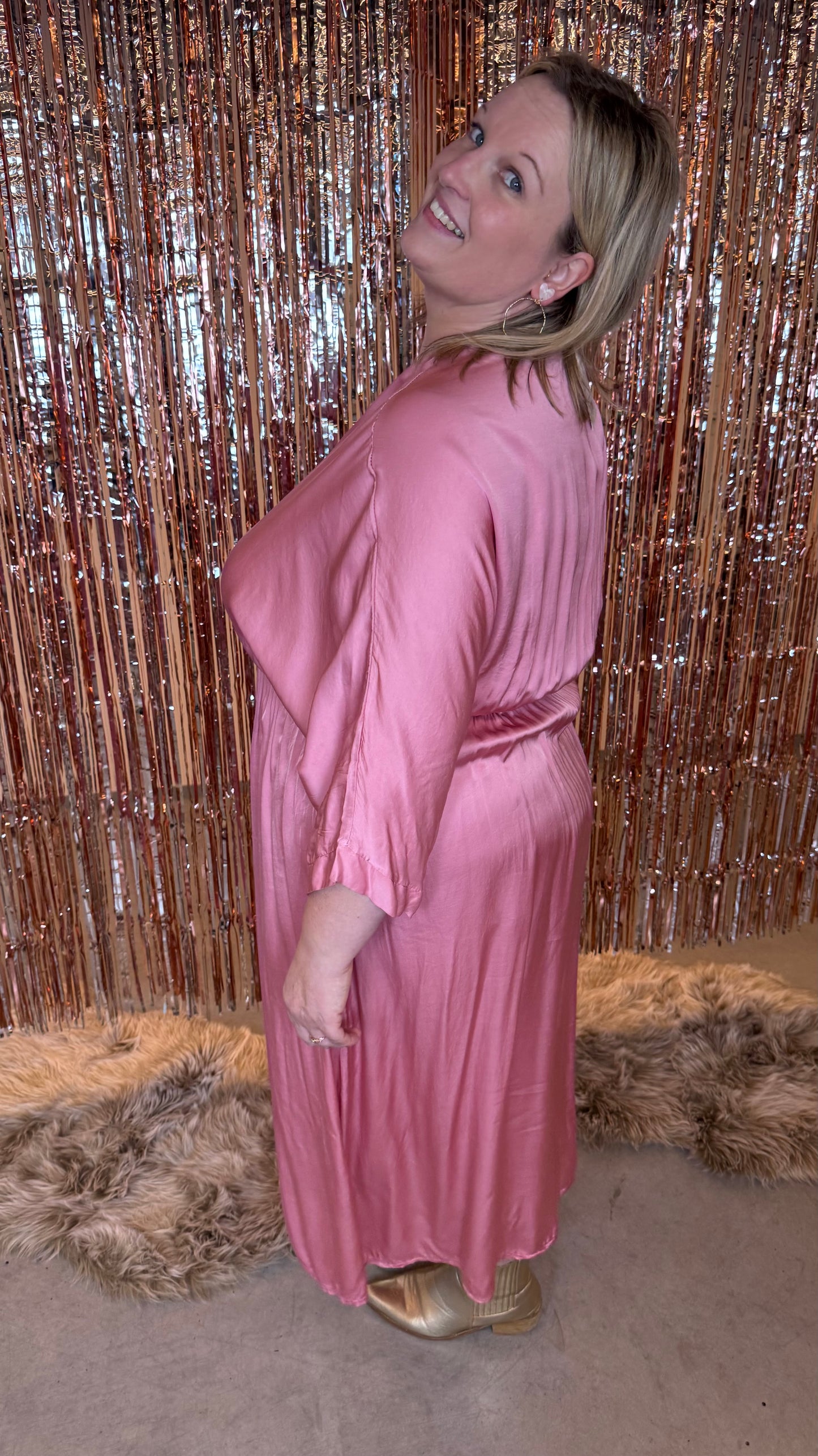 Femme dress - Zachtroze