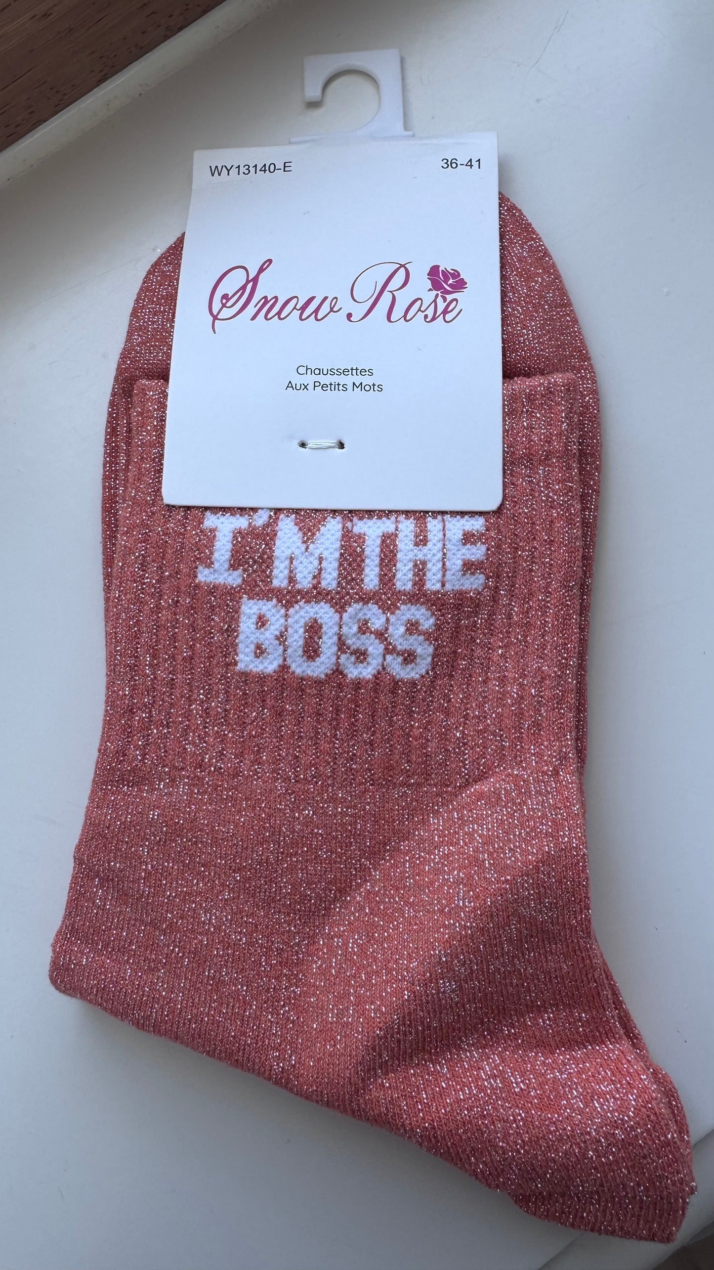 Quote sokken: I'm the boss