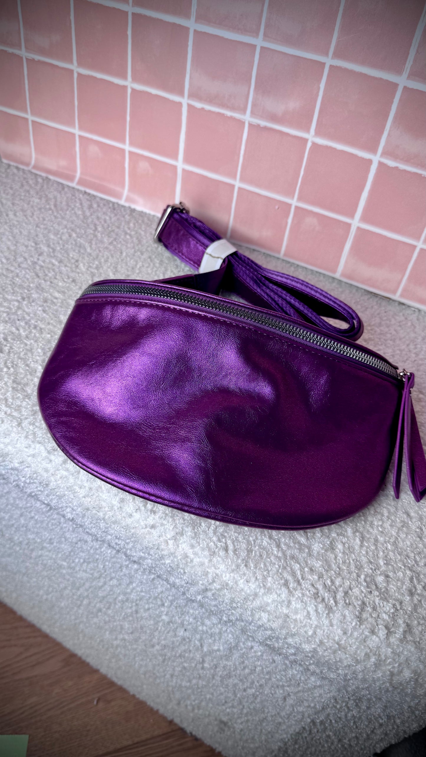 Heuptas metallic - Paars