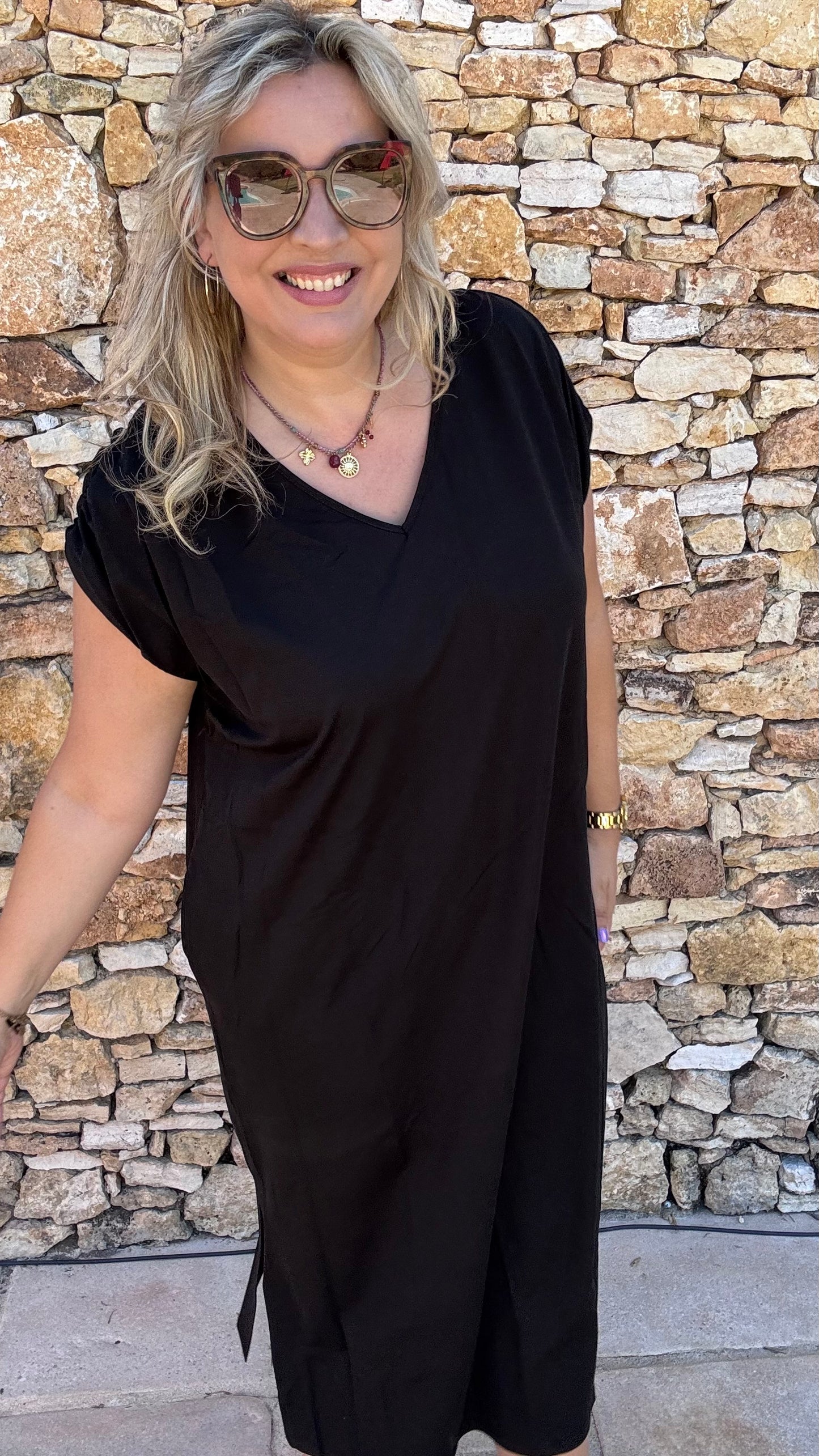 Adèle Sweaterjurk - Zwart