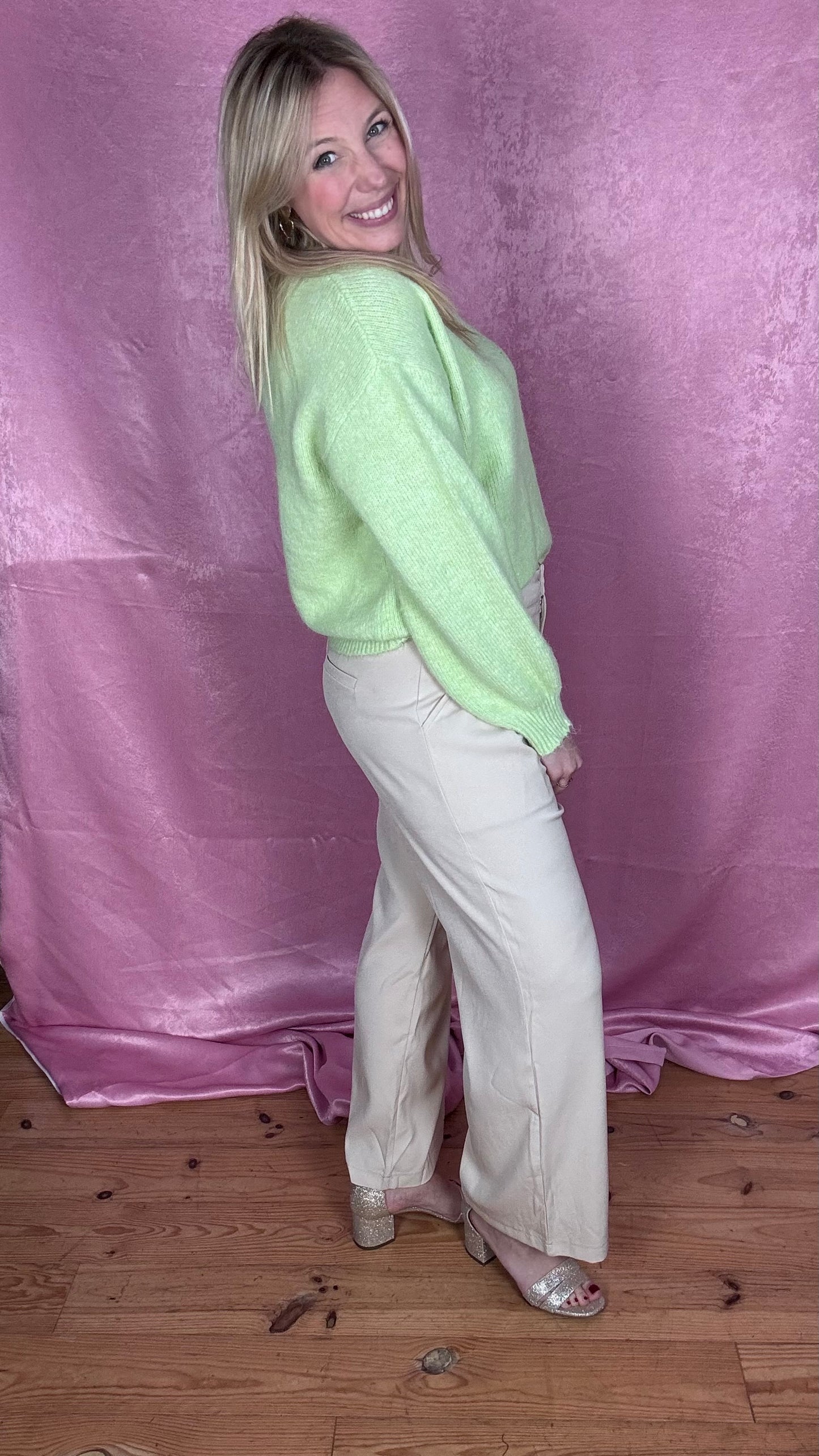 Tailor broek - Crème