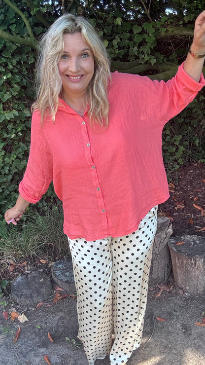 Mika blouse - Koraal