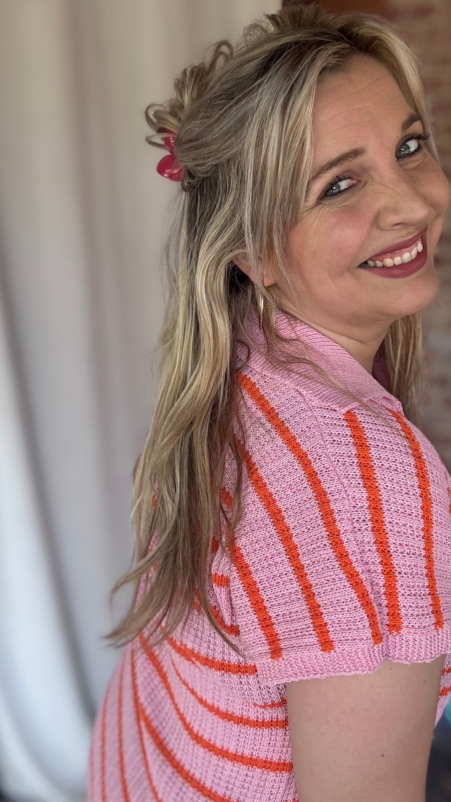 Coastal crochet roze