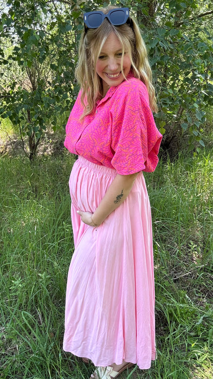 Solea rok - Roze