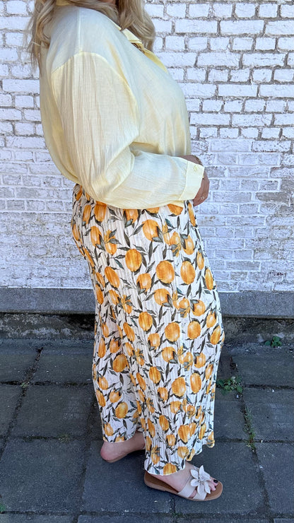 Lemon vibes broek