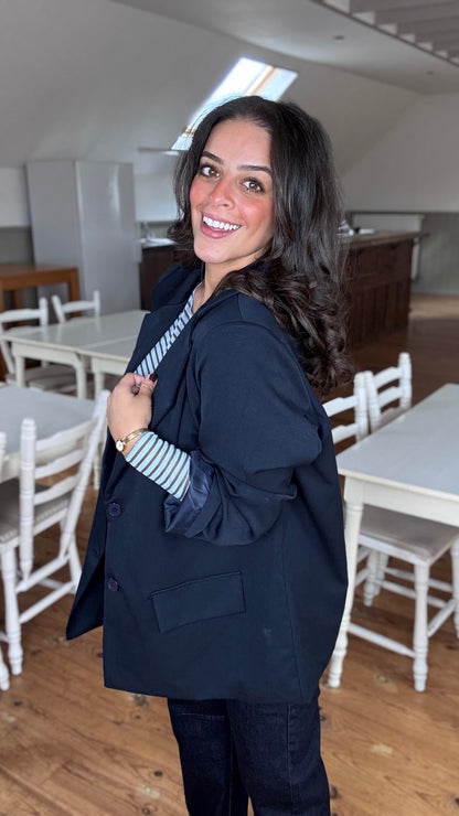 Freya blazer - Donkerblauw