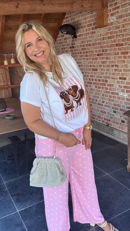Féline broek - Roze