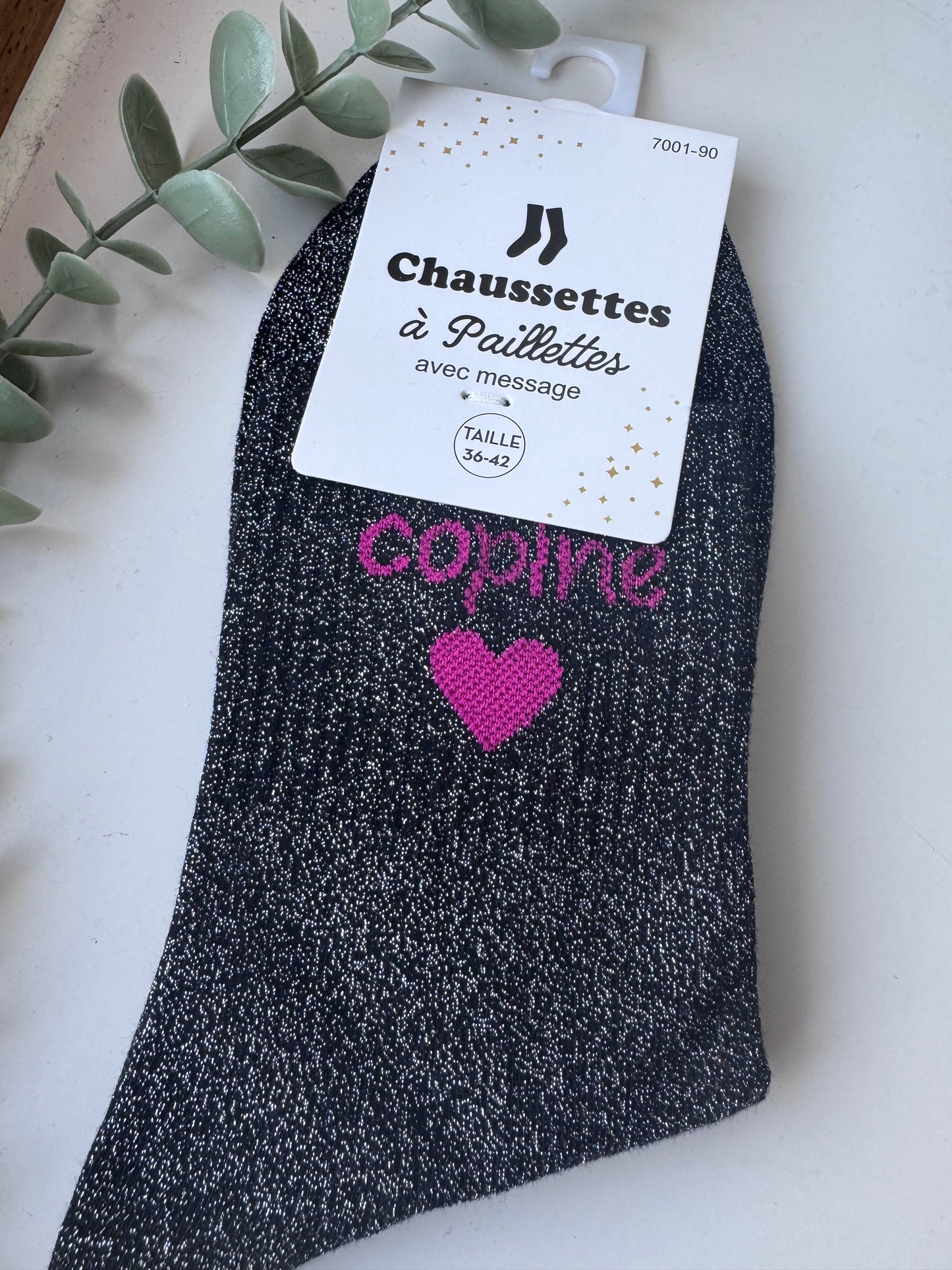 Quote sokken: Copine