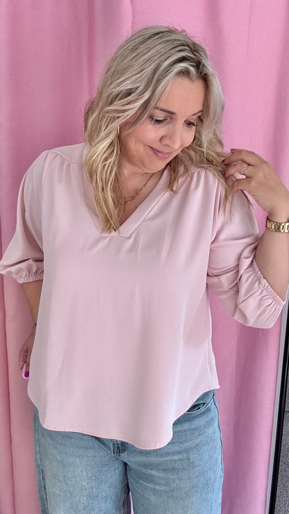 Mezza blouse - roze