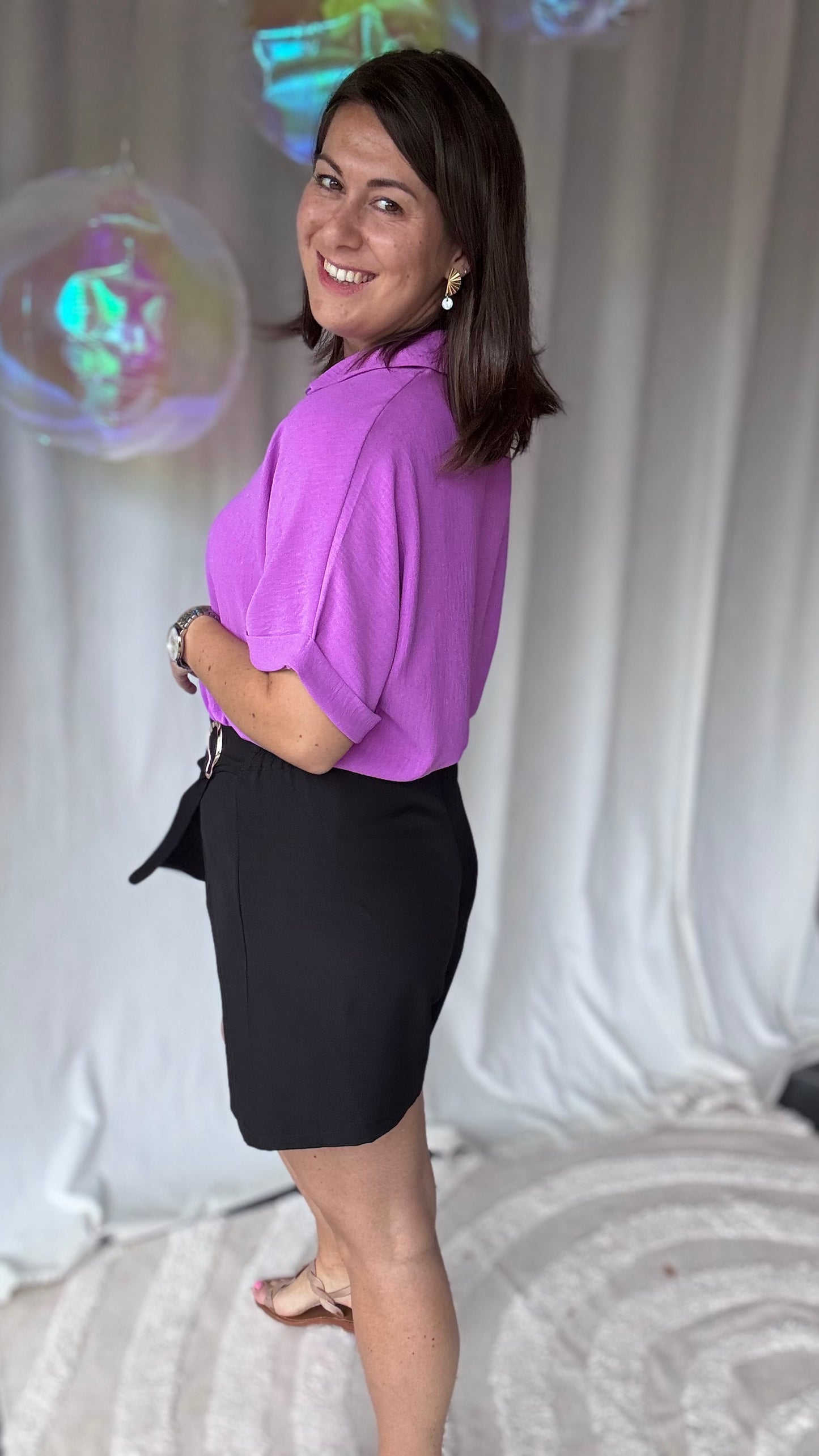 Charlie blouse paars