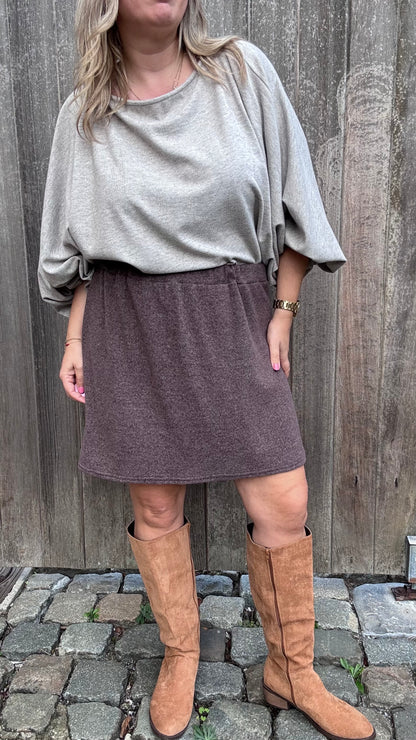 Basic rok - Bruin