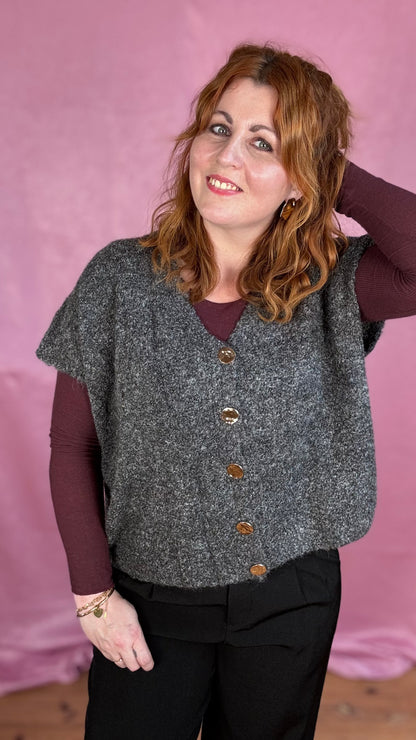 Bordeaux cashmere top