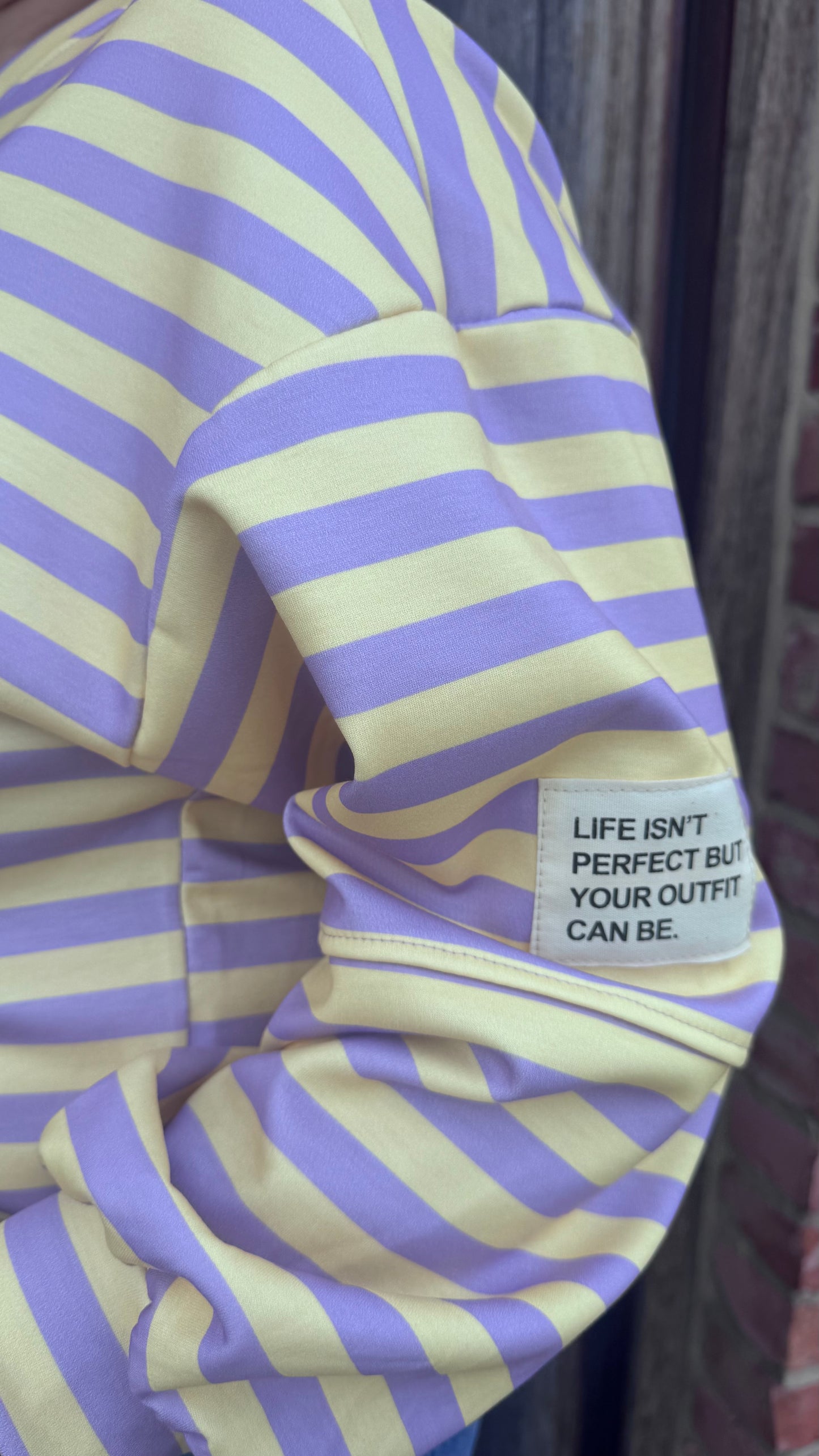 Perfect sweater - geel/lila