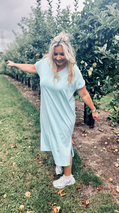 Essie shirtdress blauw