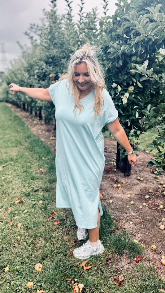 Essie shirtdress blauw