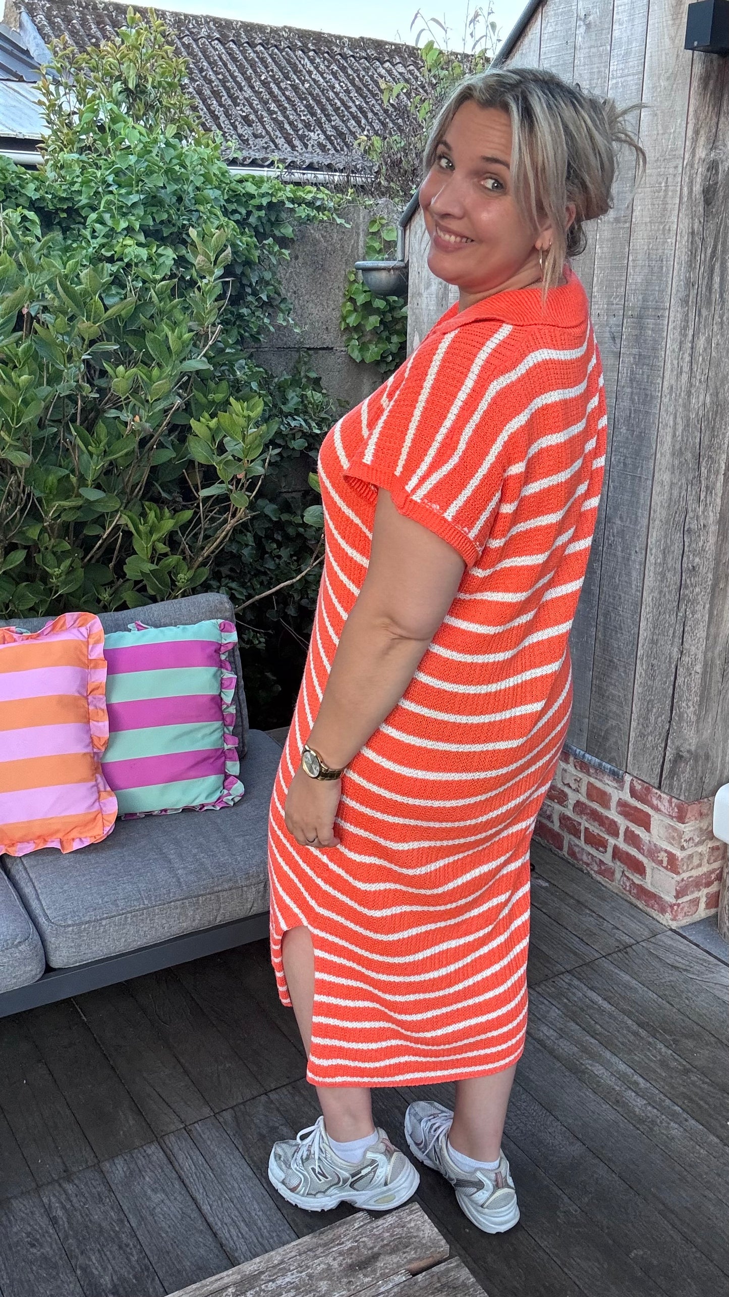 Crochet dress - Oranje